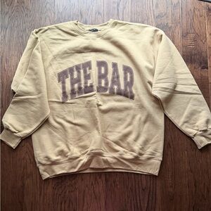 The Bar Tan Crewneck Sweatshirt